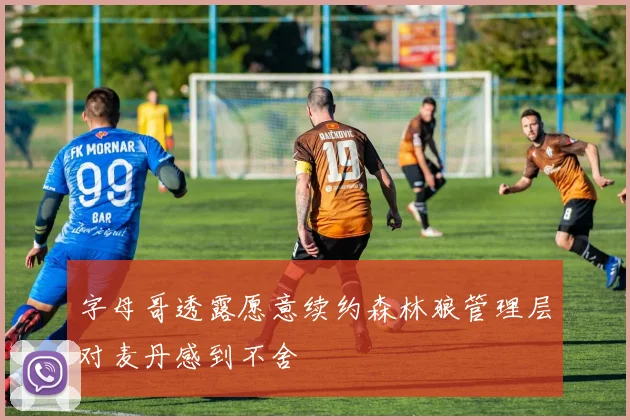 字母哥透露愿意续约森林狼管理层对麦丹感到不舍