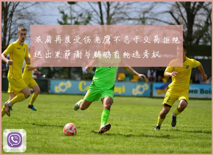 浓眉再度受伤老鹰不急于交易拒绝送出里萨谢与鹈鹕首轮选秀权